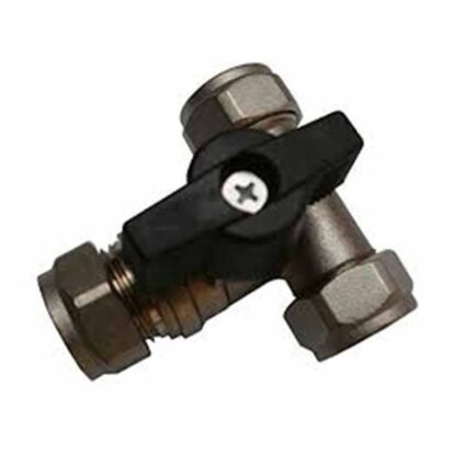 15mm Isolating "Tee" Valve with Handle