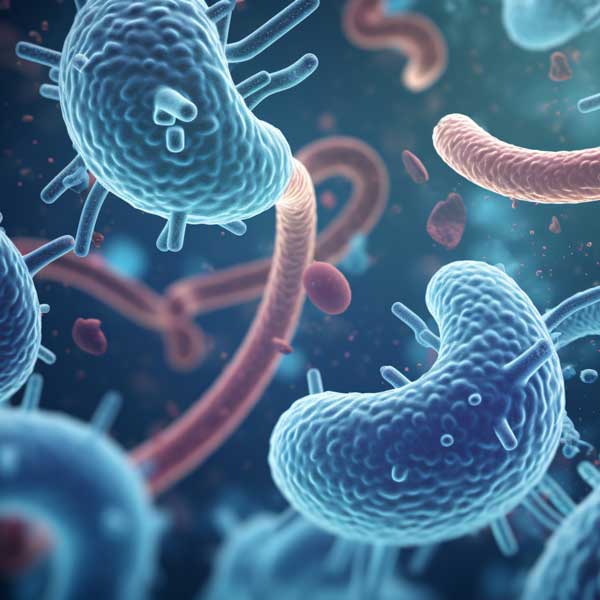 Microscopic view of germs