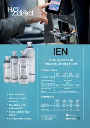 IEN Filters specification sheet